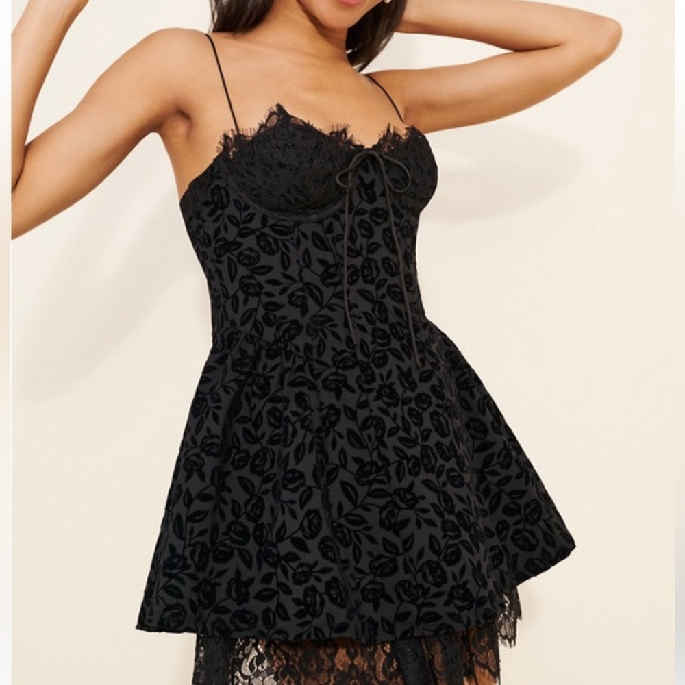 For Love & Lemons Shae Mini Dress size small